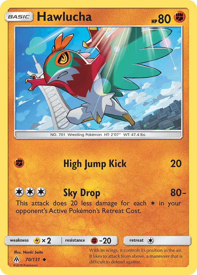 Hawlucha — Forbidden Light #70