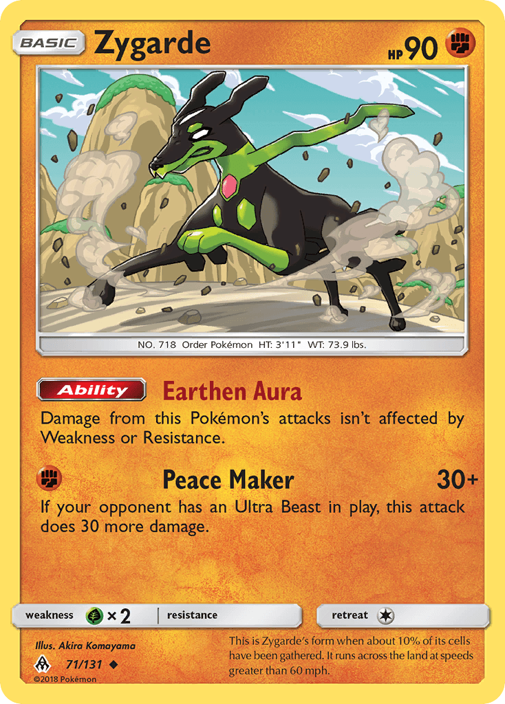 Zygarde — Forbidden Light #71