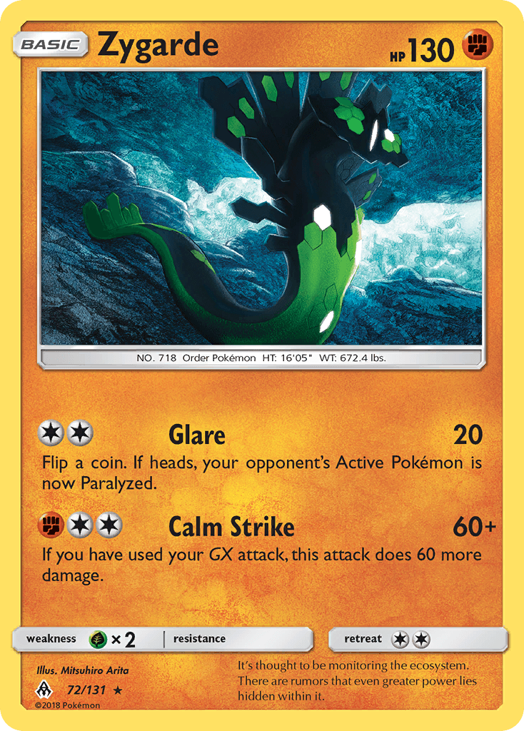 Zygarde — Forbidden Light #72