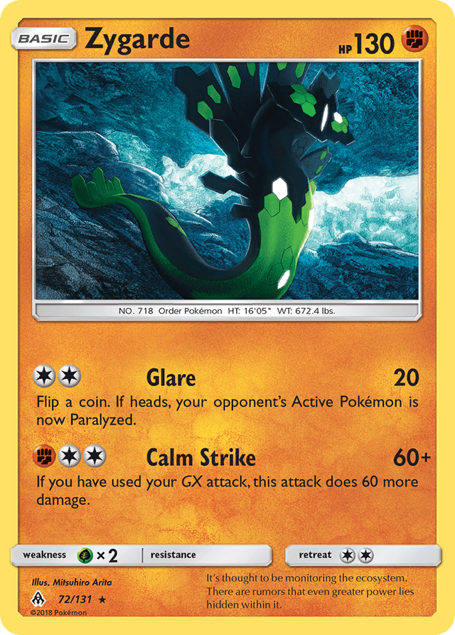 Zygarde — Forbidden Light #72