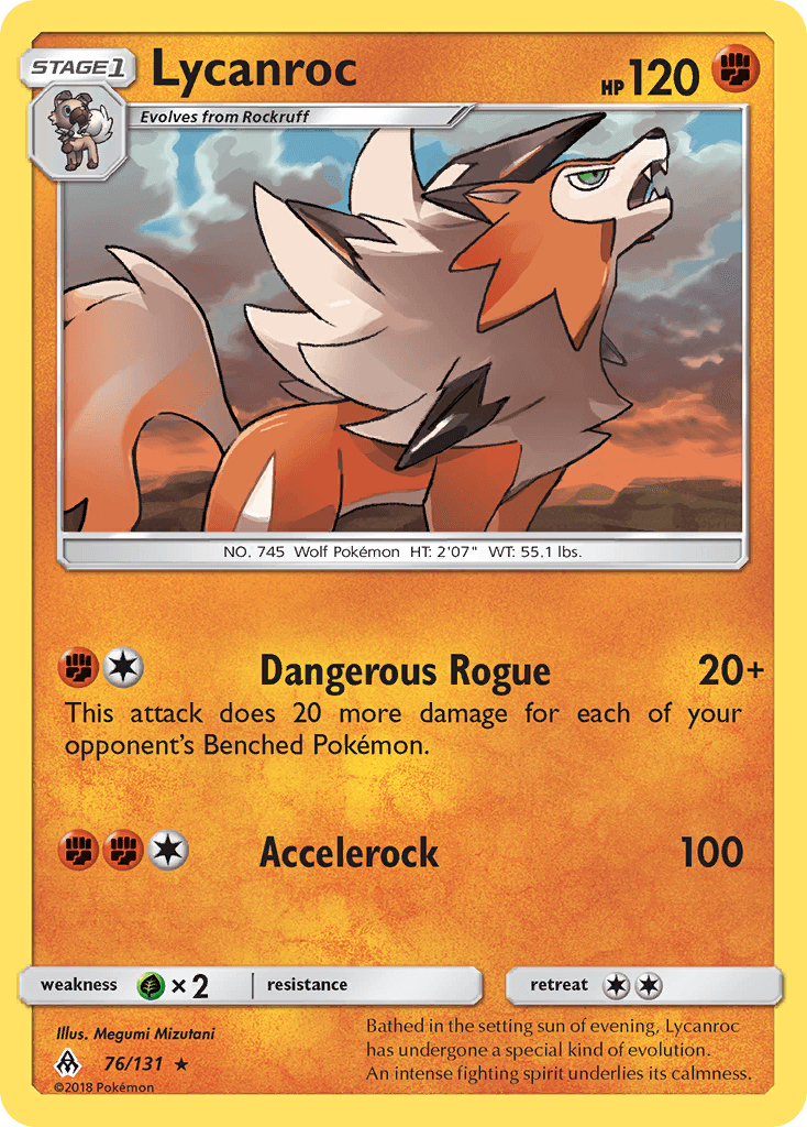 Lycanroc — Forbidden Light #76