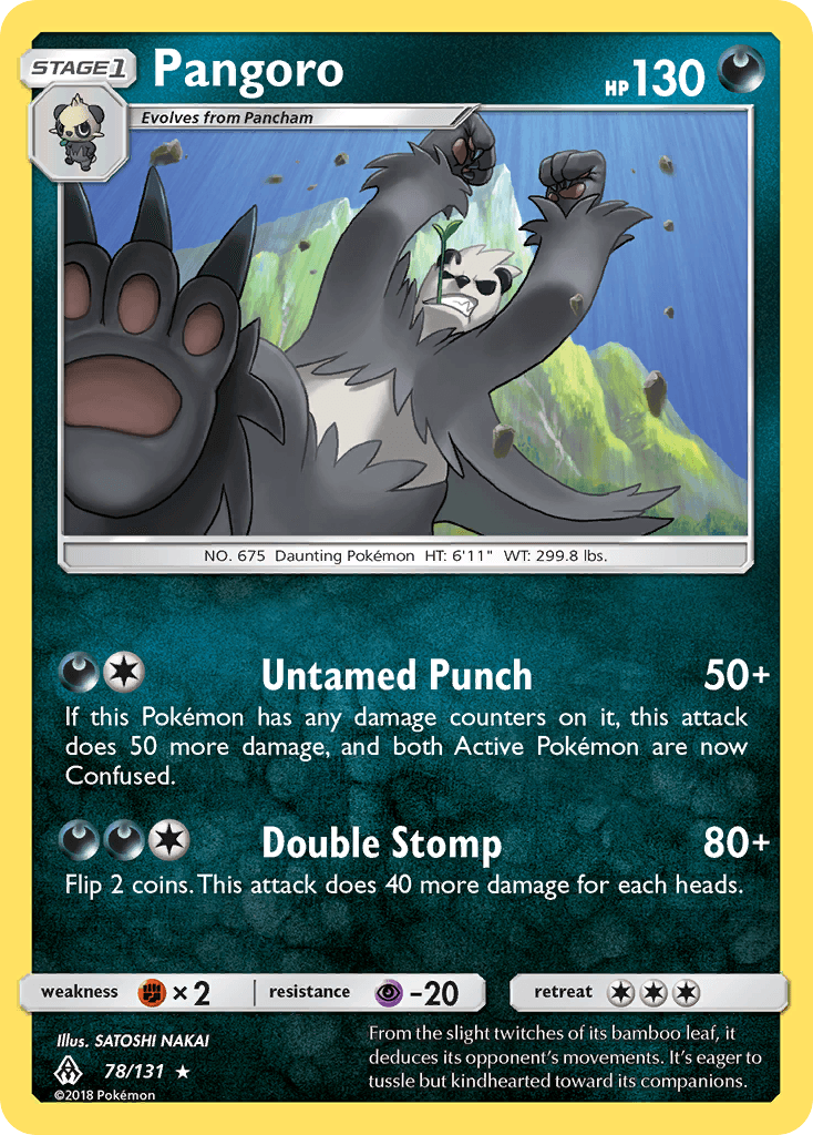 Pangoro — Forbidden Light #78