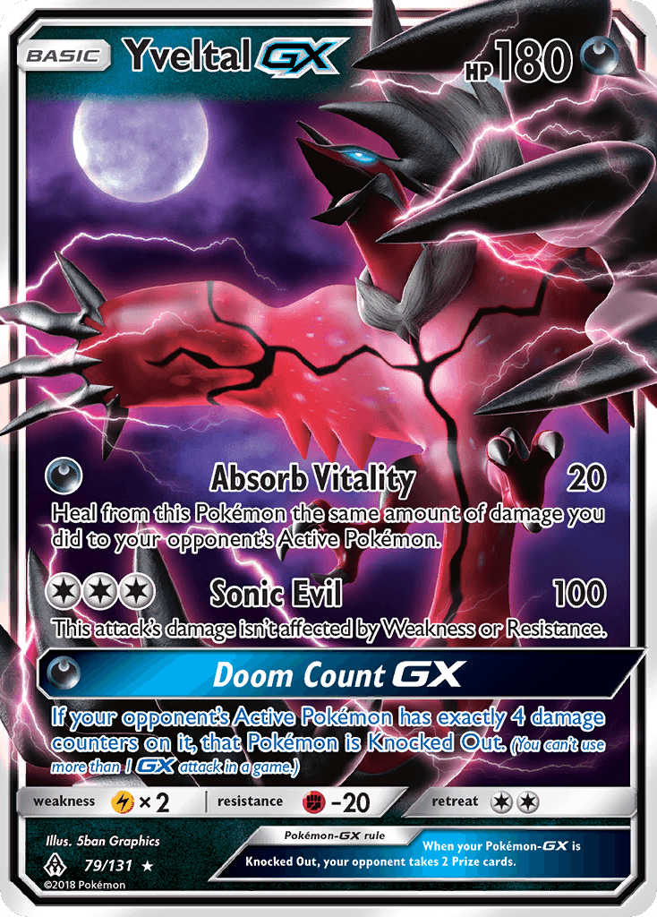 Yveltal-GX — Forbidden Light #79