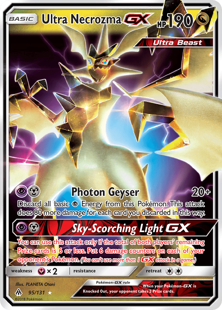 Ultra Necrozma-GX — Forbidden Light #95