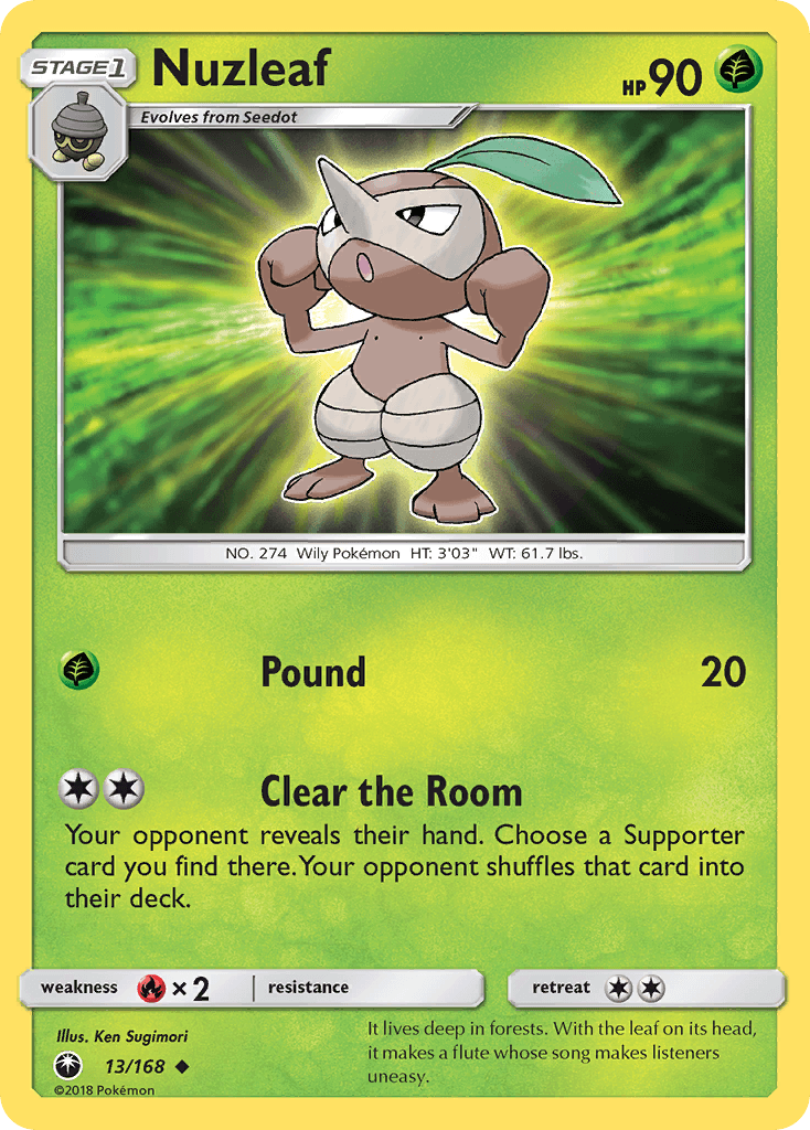 Nuzleaf — Celestial Storm #13