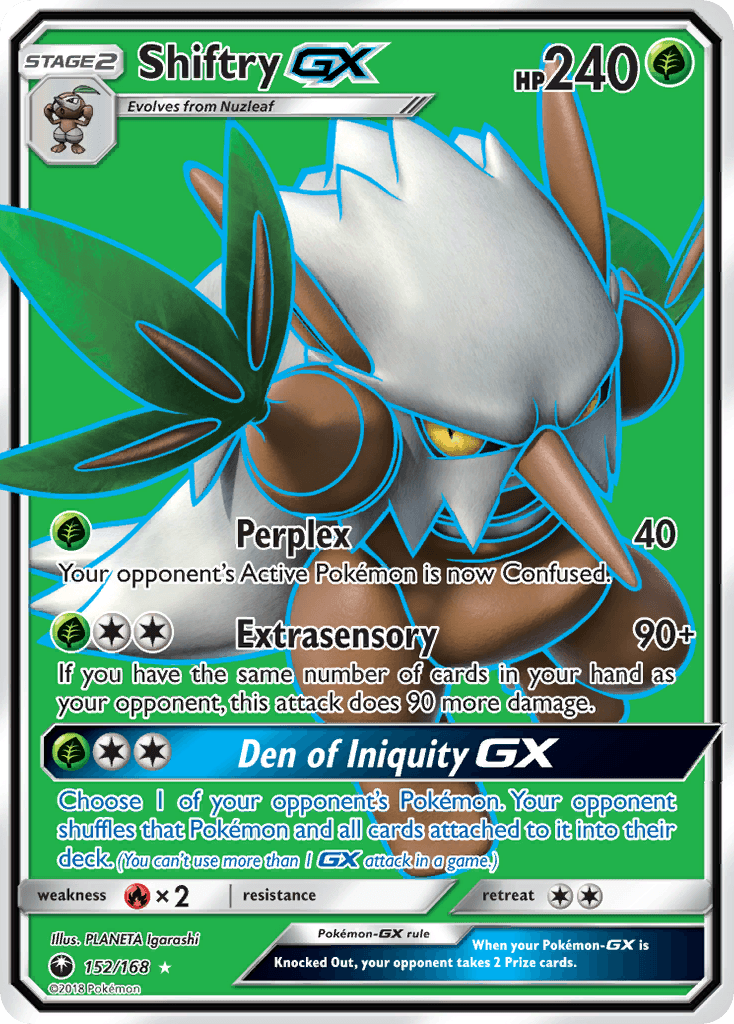 Shiftry-GX — Celestial Storm #152