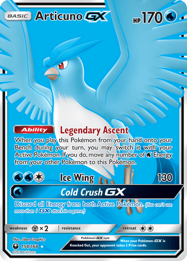 Articuno-GX — Celestial Storm #154