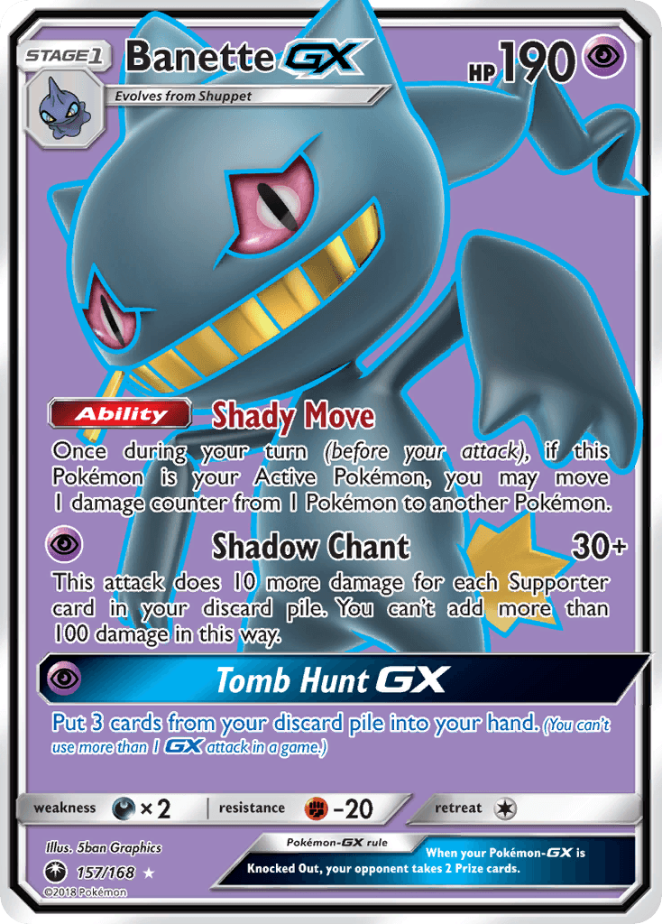 Banette-GX — Celestial Storm #157