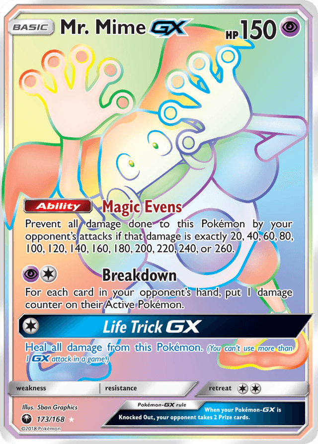 Mr. Mime-GX — Celestial Storm #173