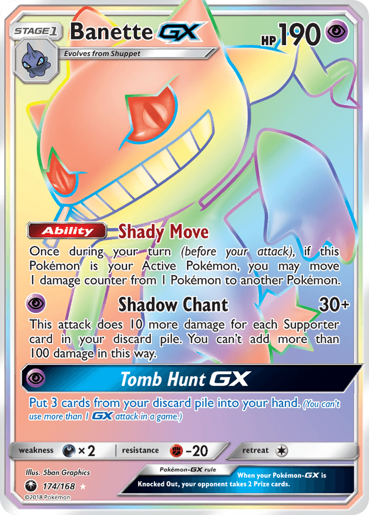 Banette-GX — Celestial Storm #174