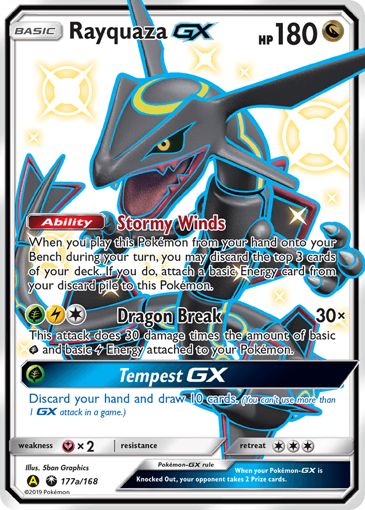 Rayquaza-GX — Celestial Storm #177a