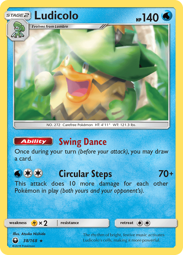 Ludicolo — Celestial Storm #38