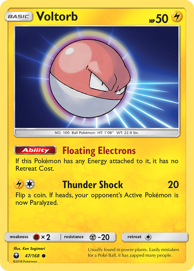 Voltorb — Celestial Storm #47