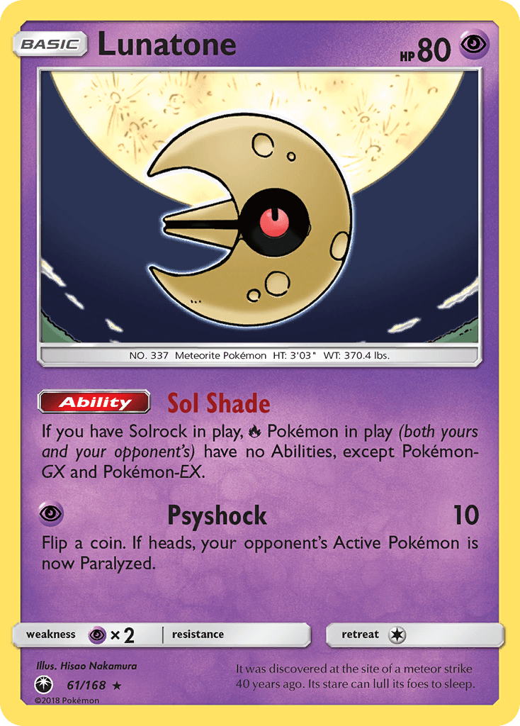 Lunatone — Celestial Storm #61