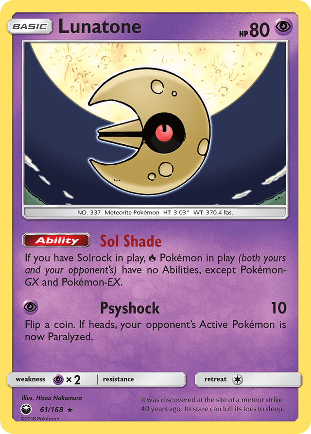 Lunatone — Celestial Storm #61