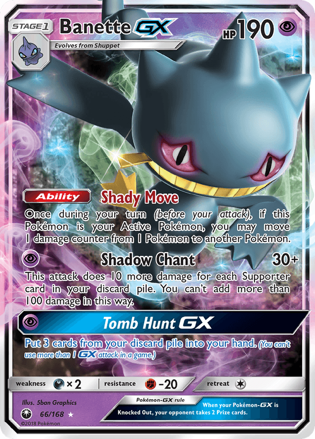 Banette-GX — Celestial Storm #66