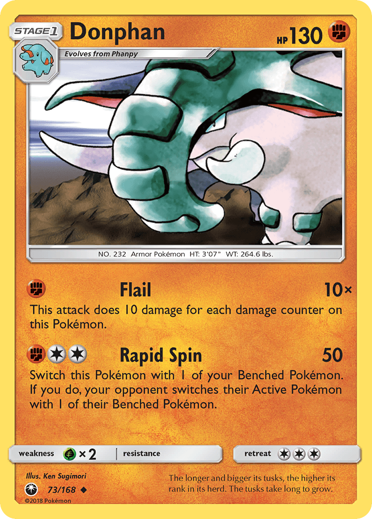 Donphan — Celestial Storm #73
