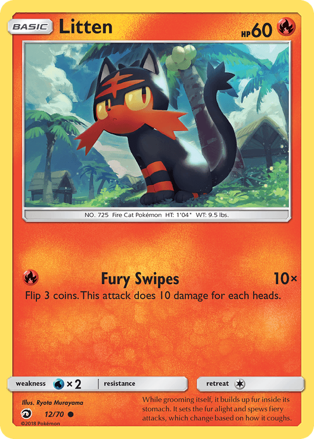 Litten — Dragon Majesty #12