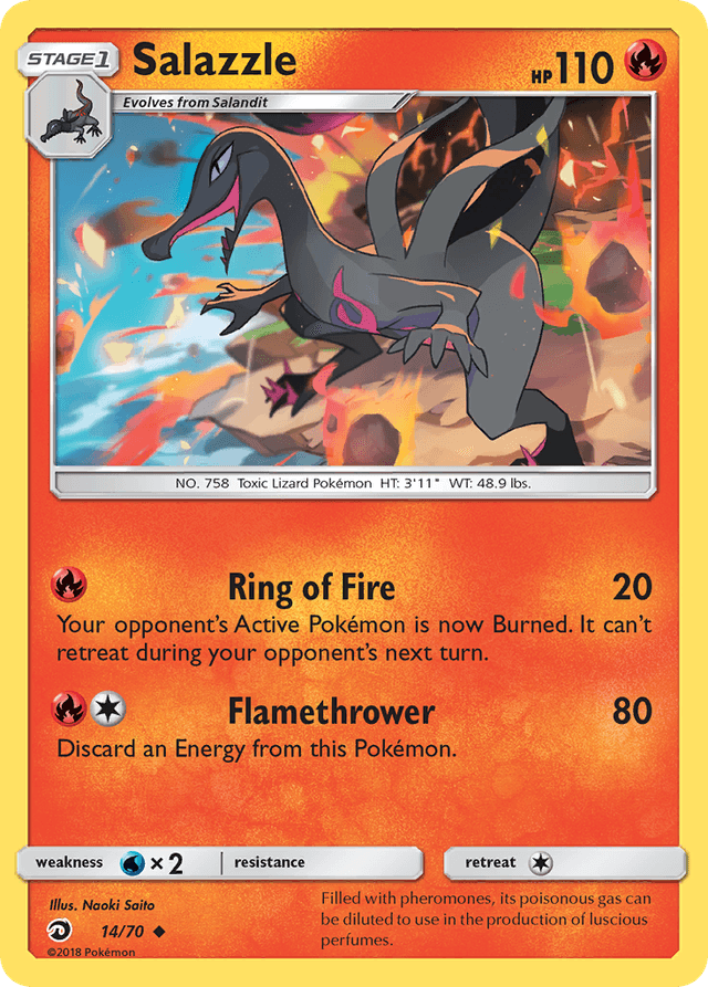 Salazzle — Dragon Majesty #14