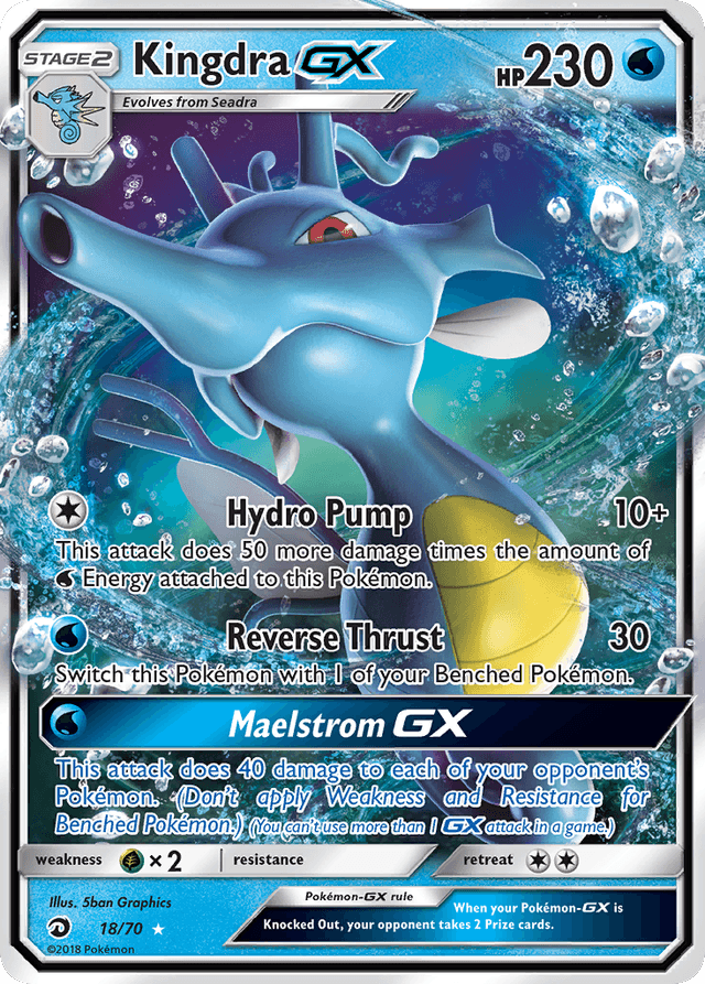 Kingdra-GX — Dragon Majesty #18