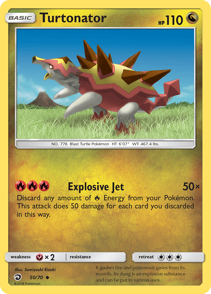 Turtonator — Dragon Majesty #50