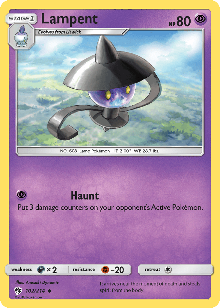 Lampent — Lost Thunder #102