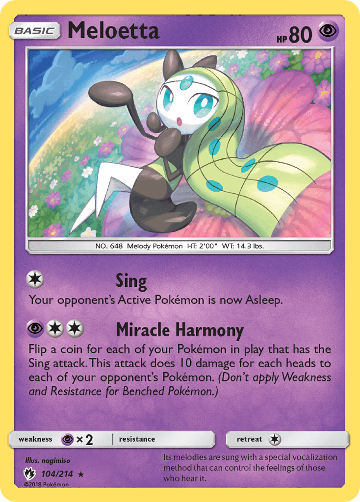 Meloetta — Lost Thunder #104