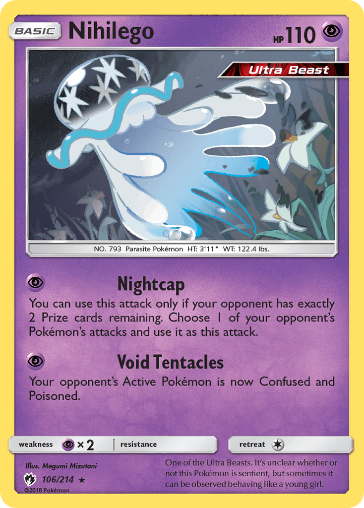Nihilego — Lost Thunder #106