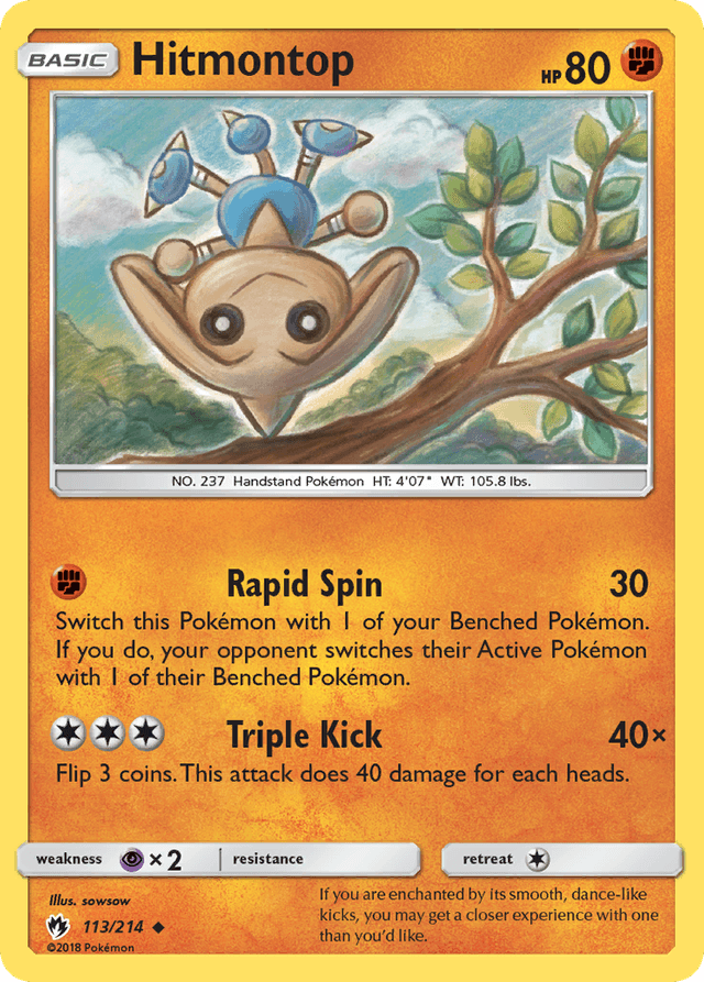 Hitmontop — Lost Thunder #113