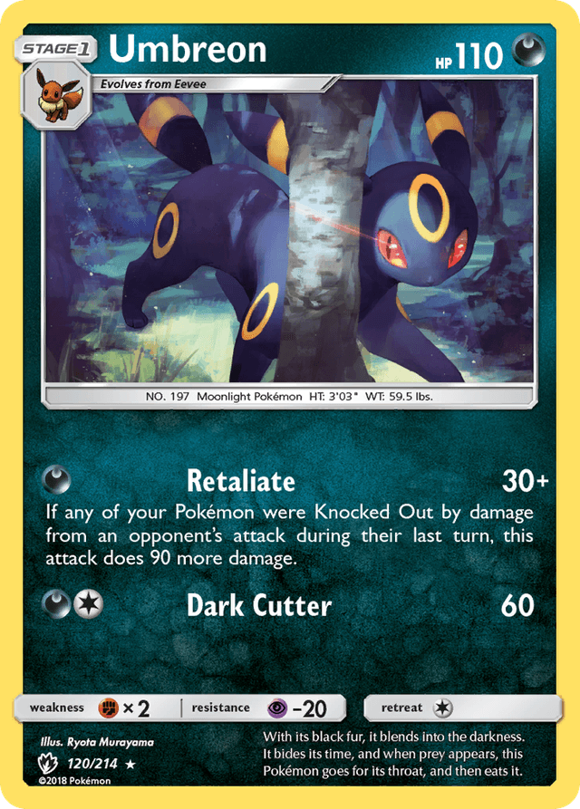 Umbreon — Lost Thunder #120