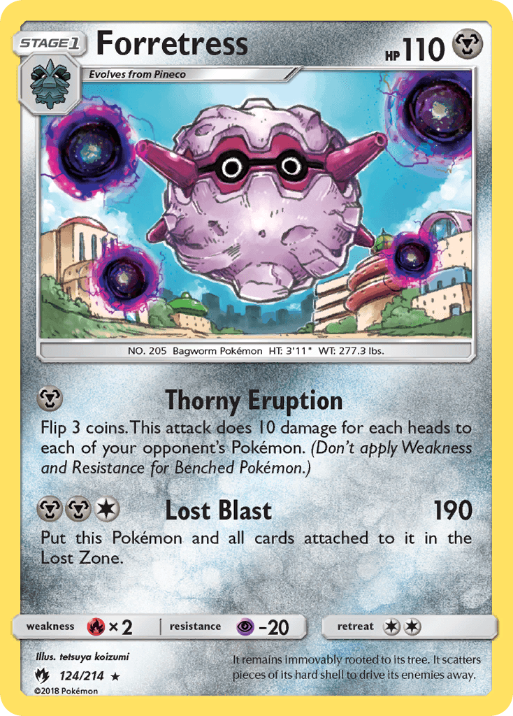 Forretress — Lost Thunder #124