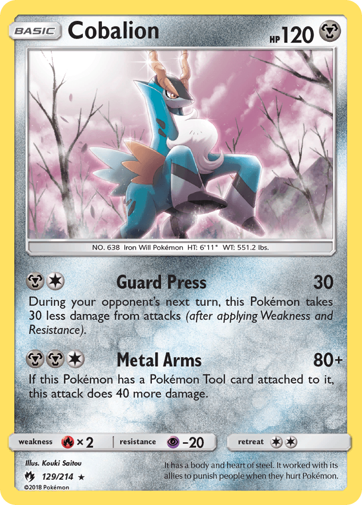 Cobalion — Lost Thunder #129