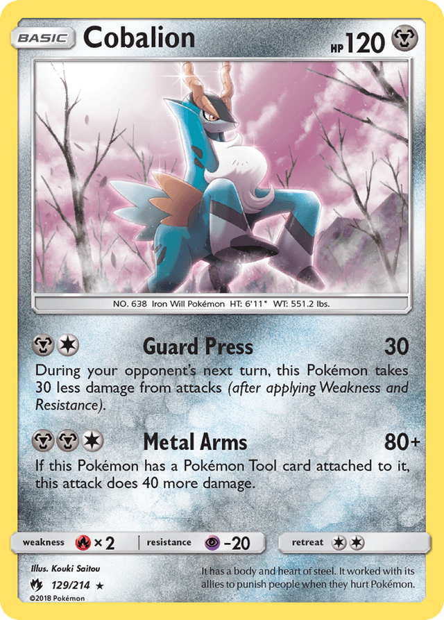 Cobalion — Lost Thunder #129