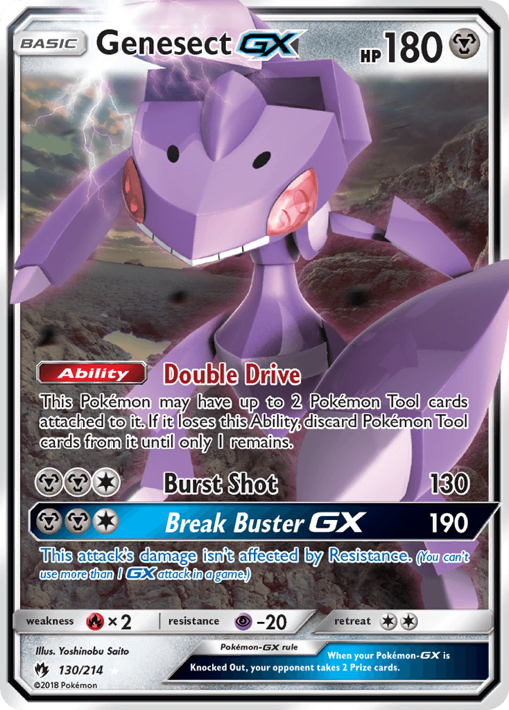 Genesect-GX — Lost Thunder #130