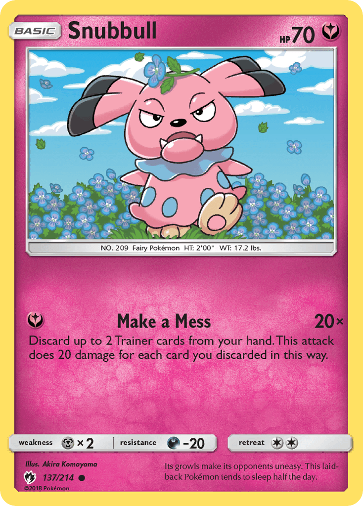 Snubbull — Lost Thunder #137
