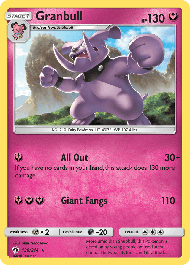 Granbull — Lost Thunder #138