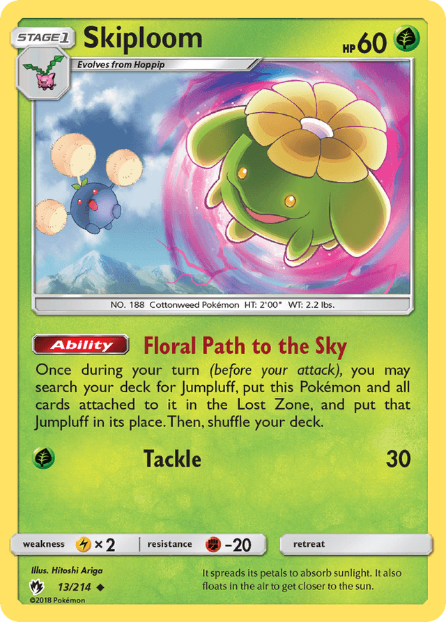 Skiploom — Lost Thunder #13