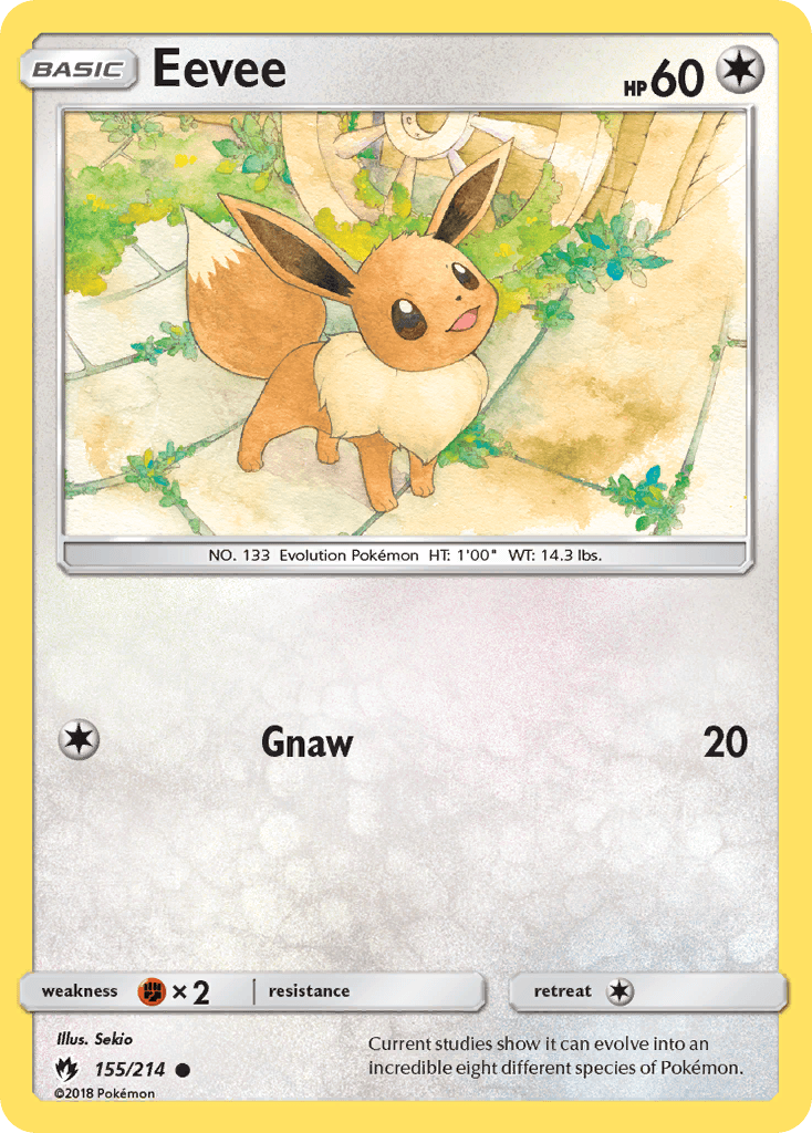 Eevee — Lost Thunder #155