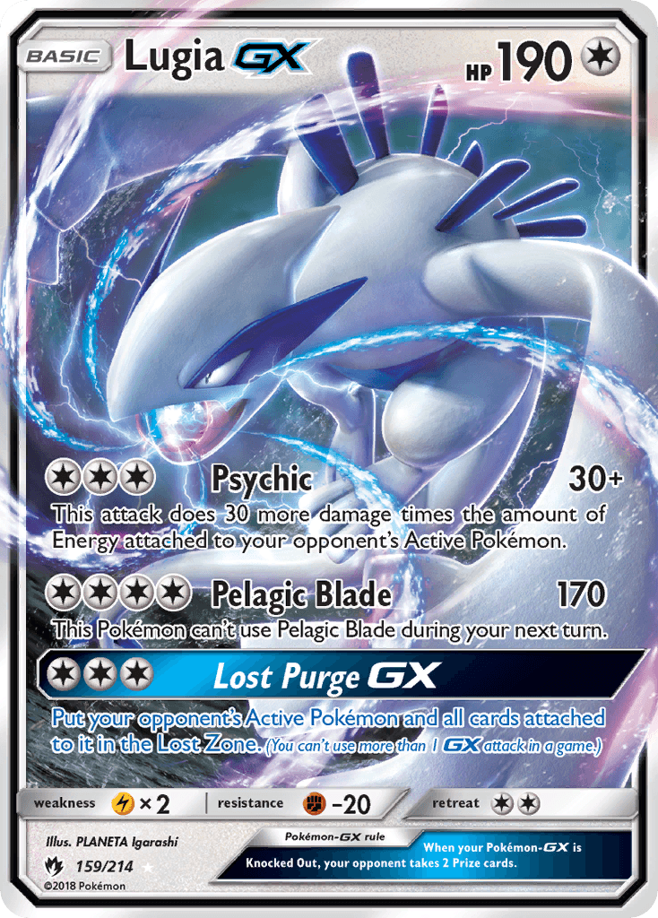 Lugia-GX — Lost Thunder #159