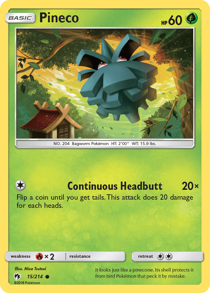 Pineco — Lost Thunder #15