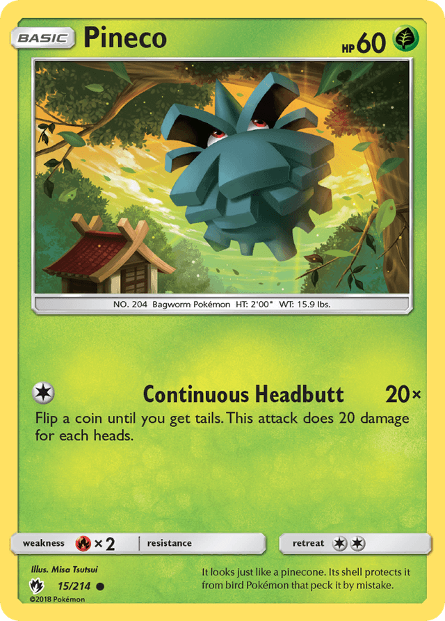 Pineco — Lost Thunder #15
