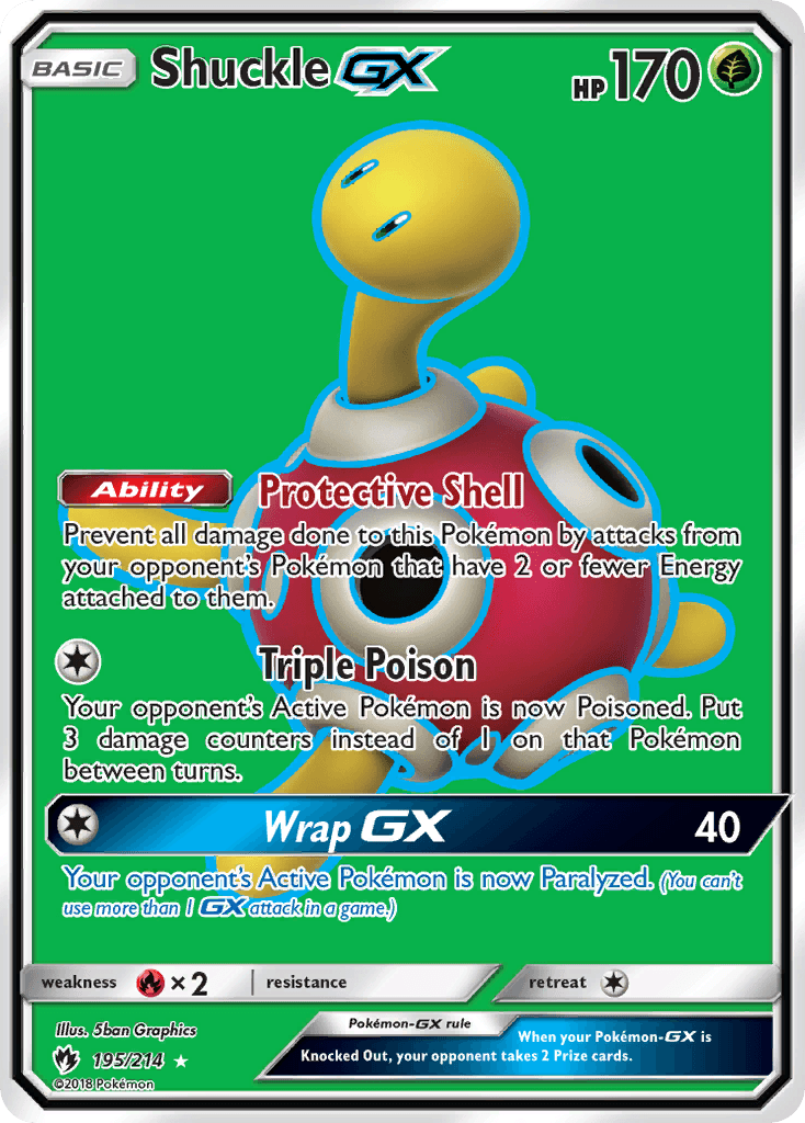 Shuckle-GX — Lost Thunder #195