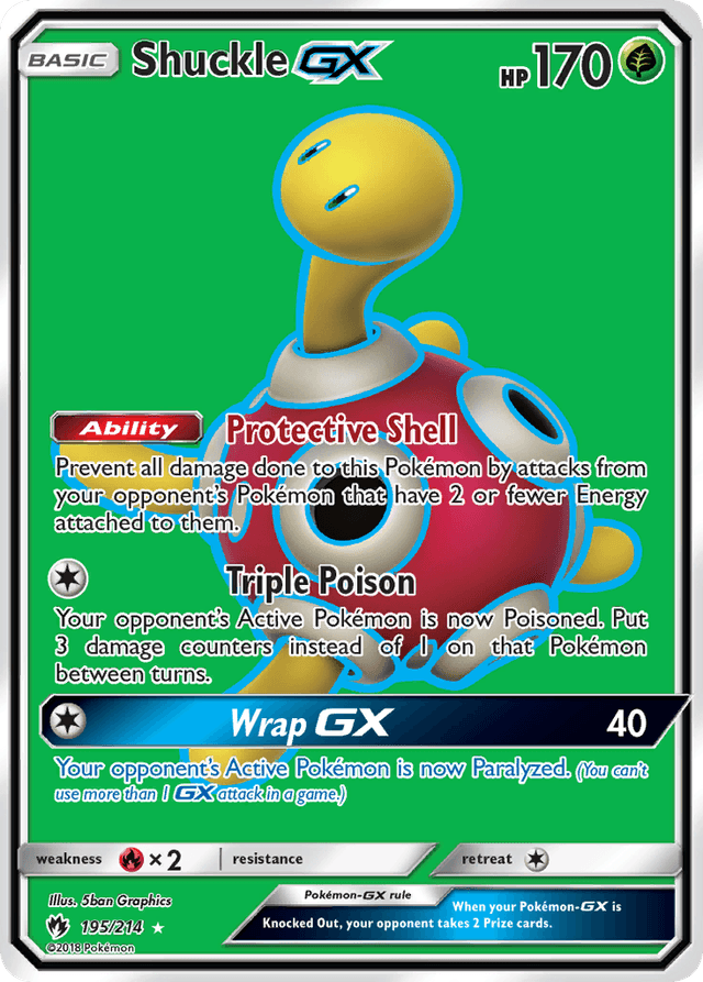 Shuckle-GX — Lost Thunder #195