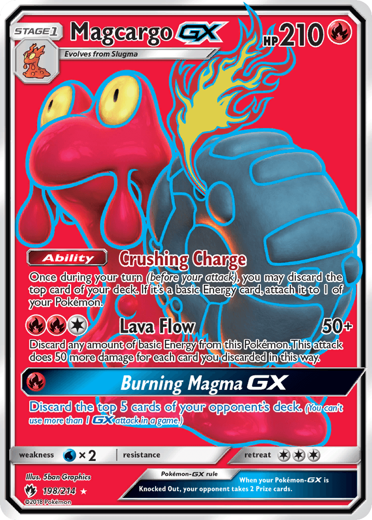 Magcargo-GX — Lost Thunder #198
