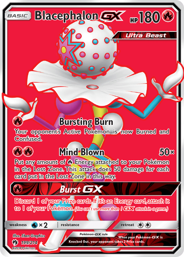 Blacephalon-GX — Lost Thunder #199