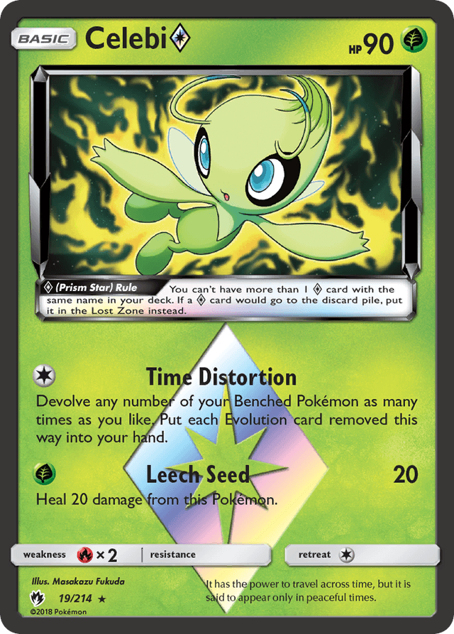 Celebi ◇ — Lost Thunder #19