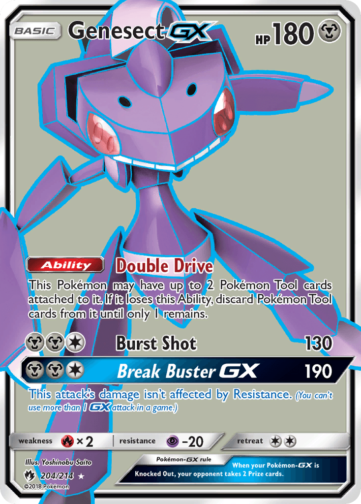 Genesect-GX — Lost Thunder #204