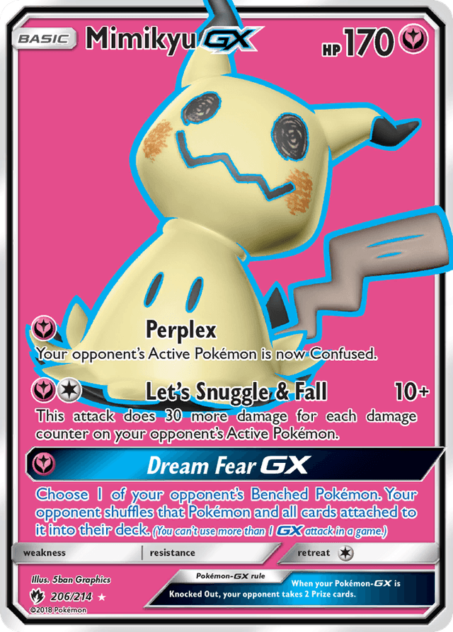 Mimikyu-GX — Lost Thunder #206