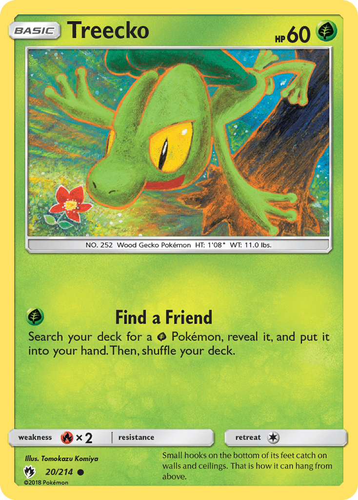 Treecko — Lost Thunder #20