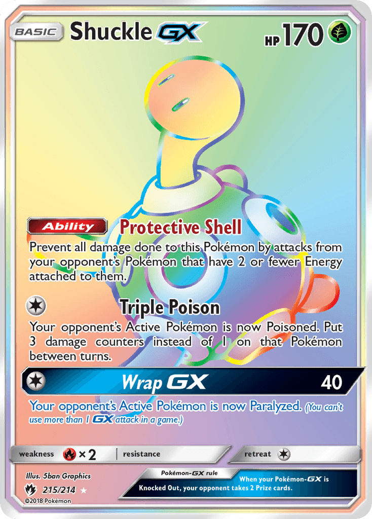 Shuckle-GX — Lost Thunder #215